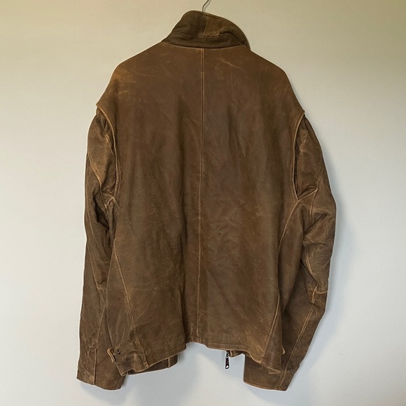 Columbia Men's 100% Genuine Leather Field Jacket - Picture 8 of 8